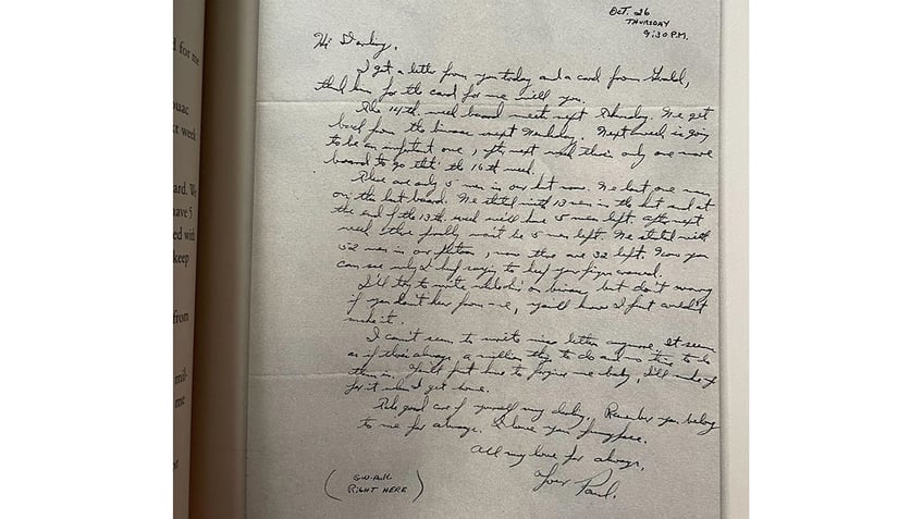World War II letter