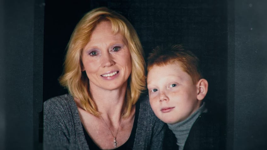 Tammy Fritz is pictured with her son, Christian