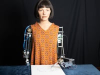 Would you buy art from the world’s first humanoid robot artist?