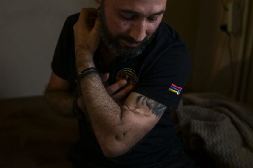 wounded armenian veteran ready to fight again for karabakh