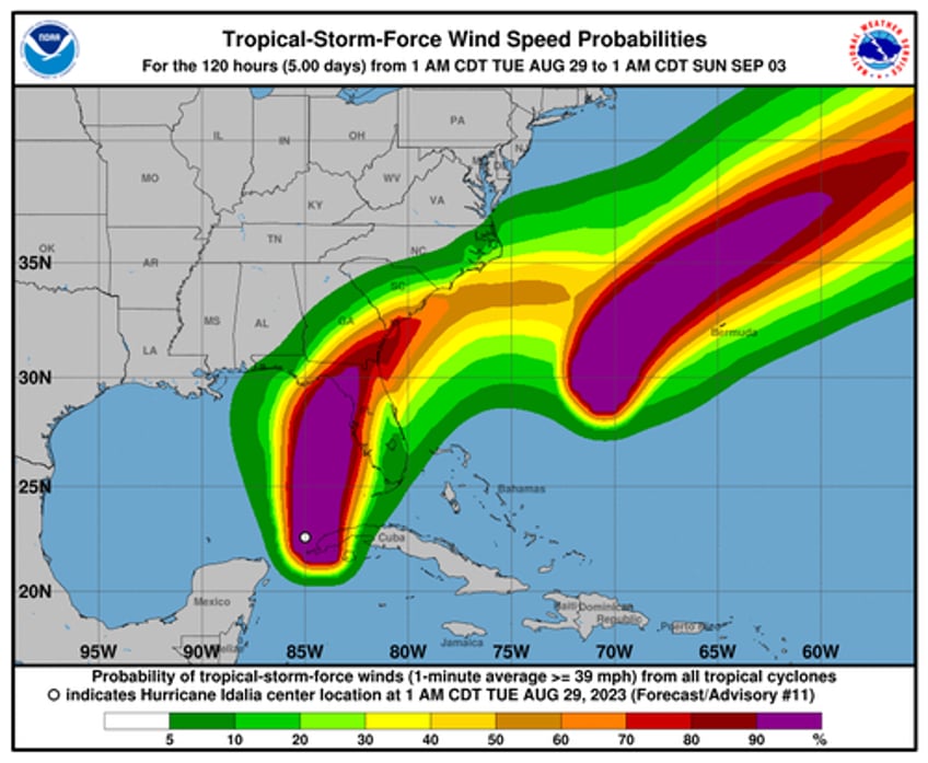 wrap up preparations hurricane idalia barrels toward florida 