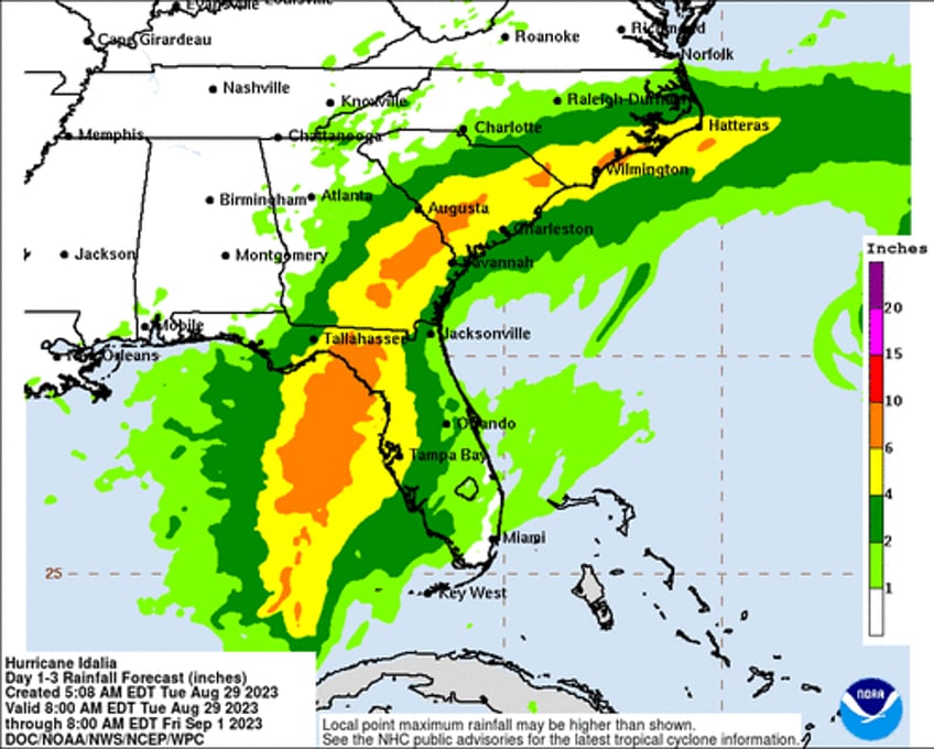 wrap up preparations hurricane idalia barrels toward florida 