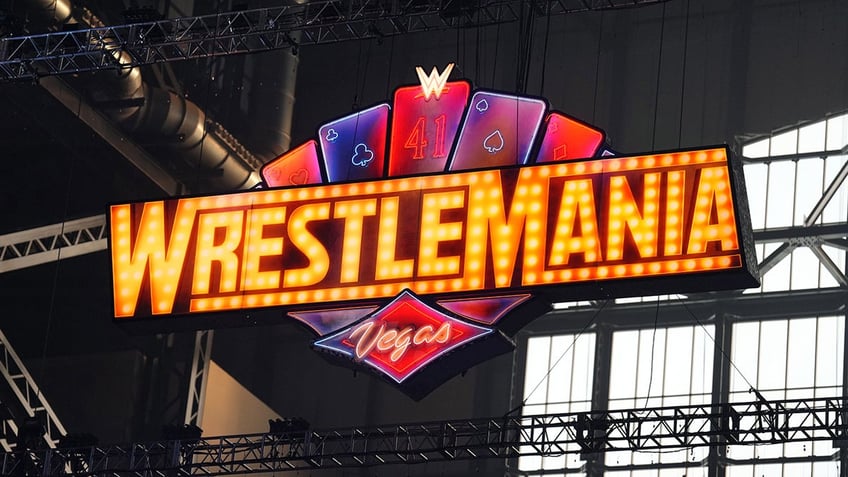 WrestleMania sign