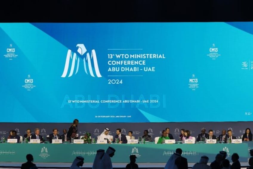 The WTO meeting in the capital of the United Arab Emirates had opened on Monday with major