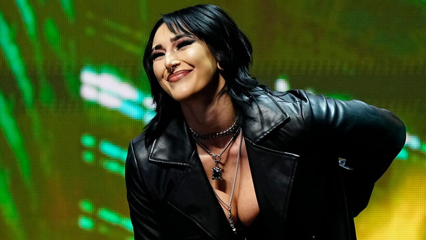 Rhea Ripley at a press event