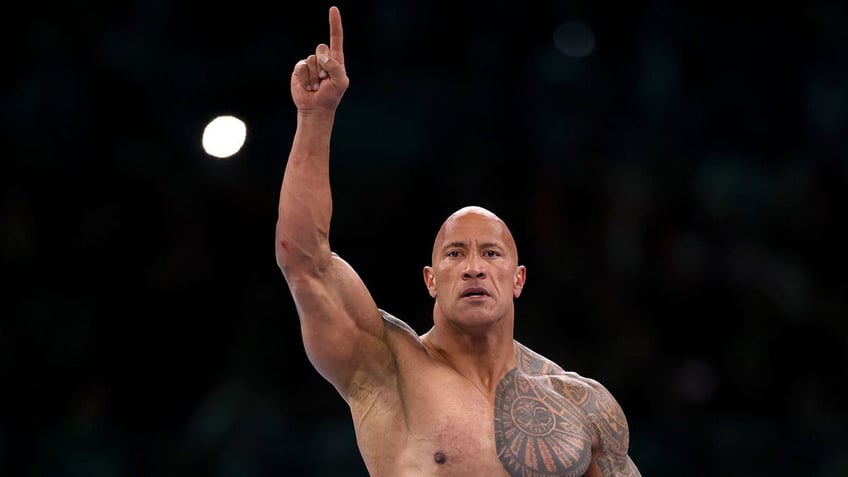 The Rock at WrestleMania 40