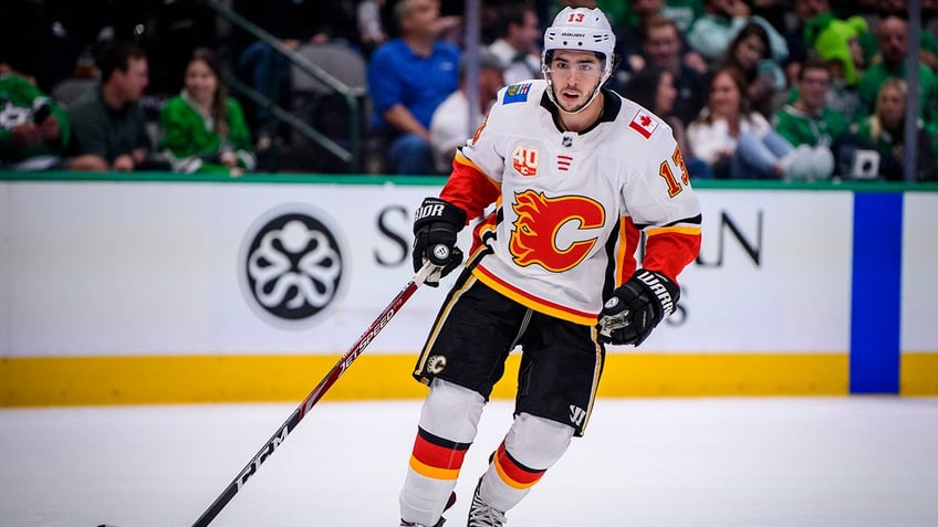 Johnny Gaudreau with the Flames