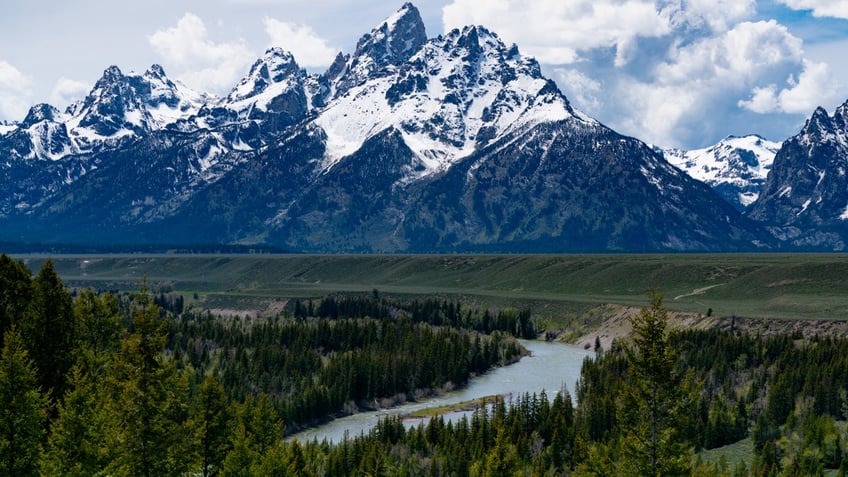 A mountain covered in snow