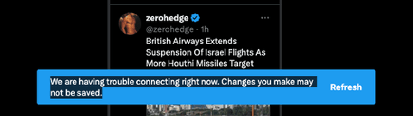 x is down were having trouble connecting right now