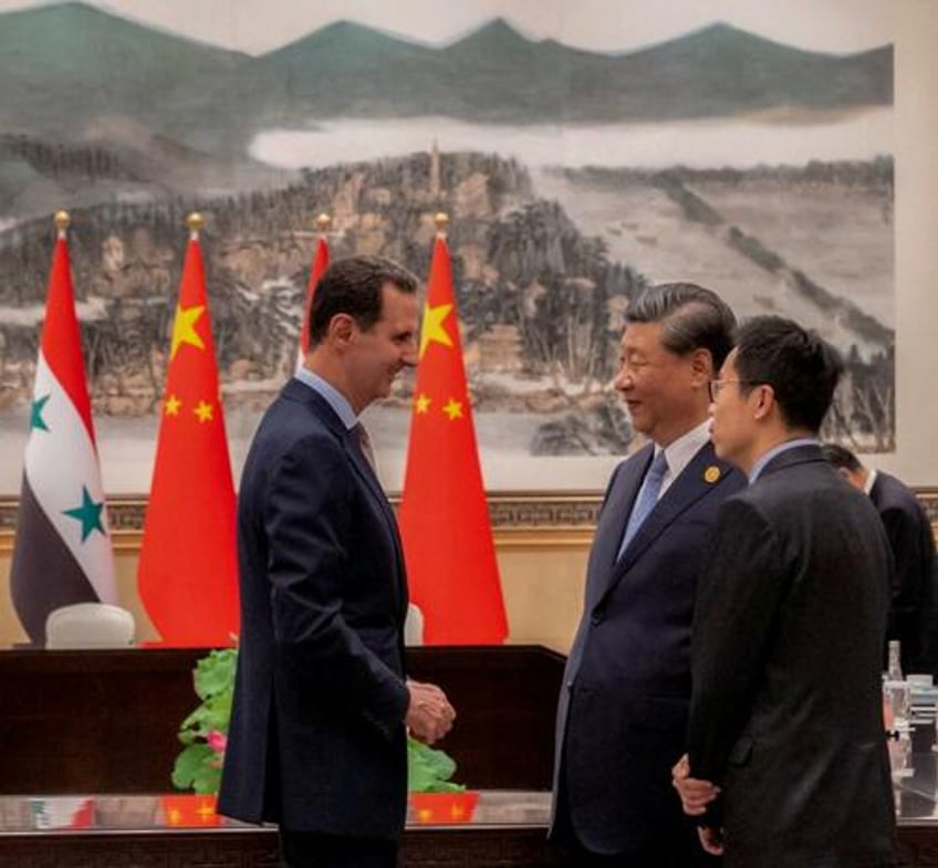 xi assad launch china syria strategic partnership based on belt road initiative