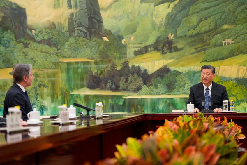 xi jinping scolds antony blinken in beijing avoid vicious competition