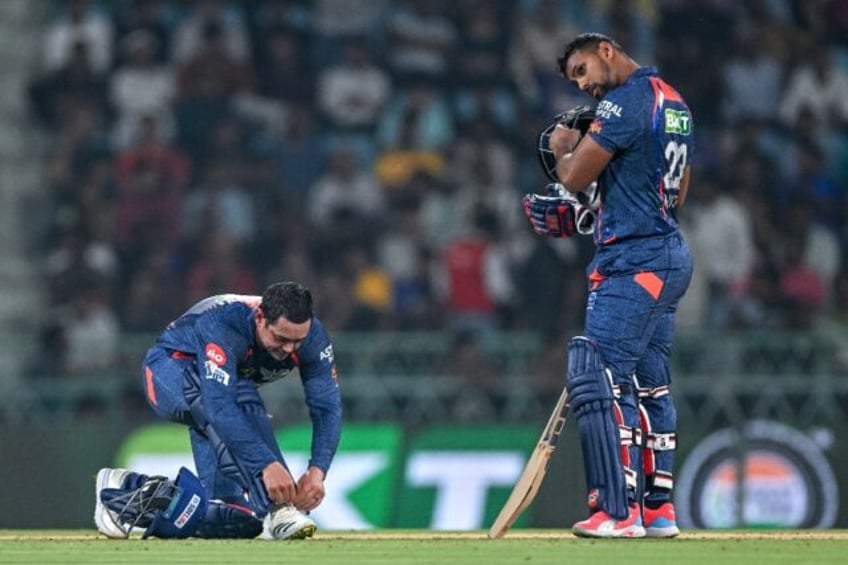 Take a break: Lucknow Super Giants' Quinton de Kock and Nicholas Pooran set up Saturday's