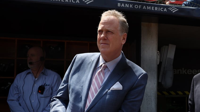 Michael Kay in dugout