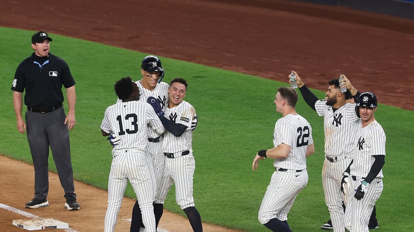 Yankees celebrate