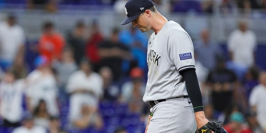 yankees implode against marlins blow 4 run lead as season struggles continue