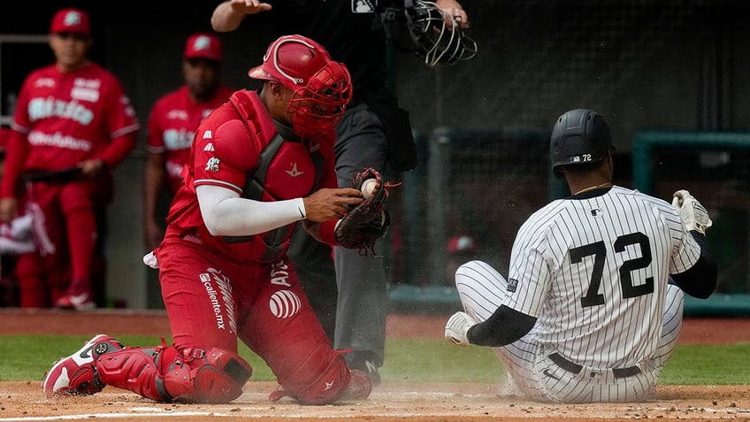 Oscar Gonzalez on the ground