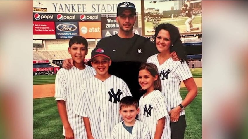 Andy Pettitte and family