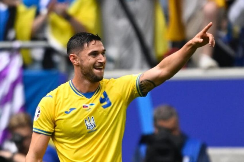 Roman Yaremchuk scored Ukraine's winning goal against Slovakia