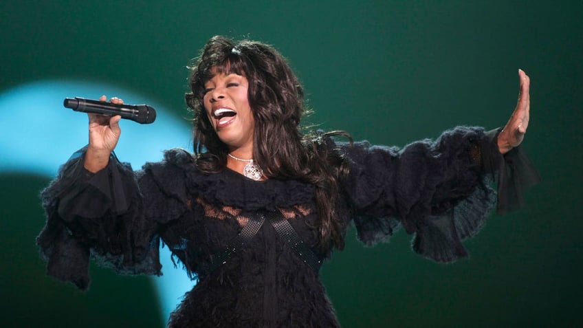 Donna Summer performing at the Nobel Peace concert Dec. 11, 2009