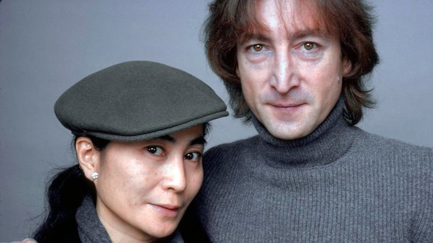 John Lennon and Yoko Ono in 1980