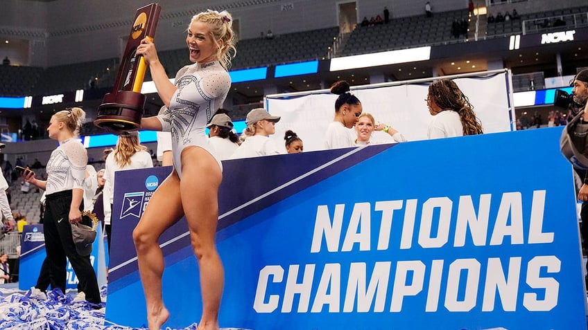 Liv Dunne posing with trophy