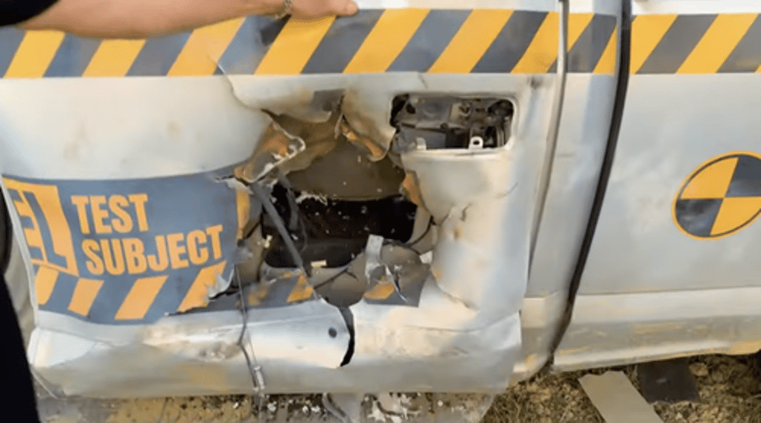 youtuber whistlindiesel full sends cybertruck through durability test including c 4 denotation 