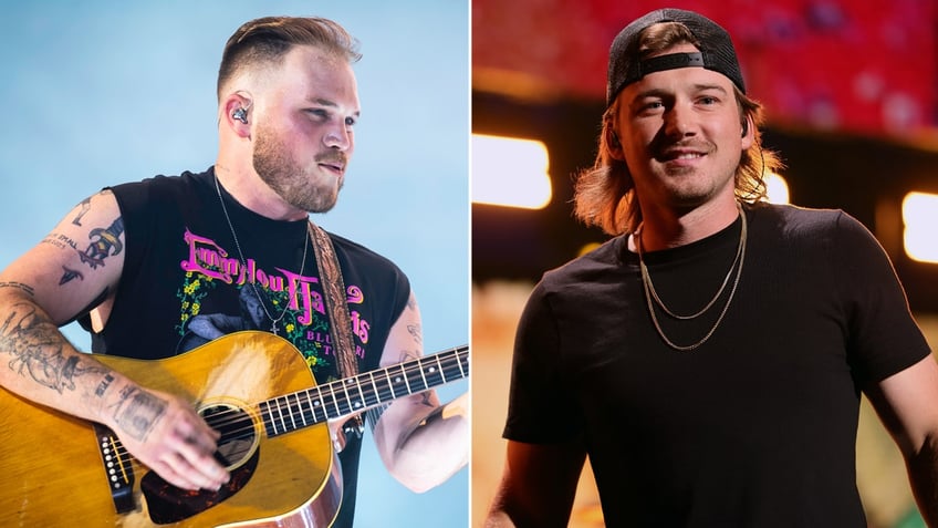 Zach Bryan and Morgan Wallen split