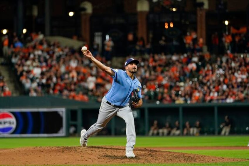 zach eflin and the rays limit the orioles to 2 hits win 7 1 to pull even in al east