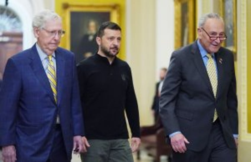 Zelensky in Washington for meetings with congressional leaders and Biden, Harris