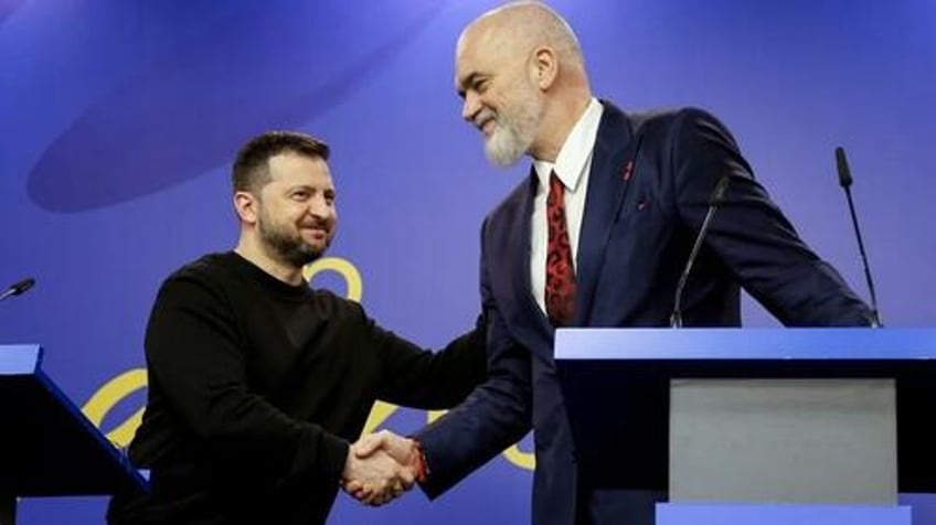 zelensky travels to rally saudi arabia albania to ukraines cause