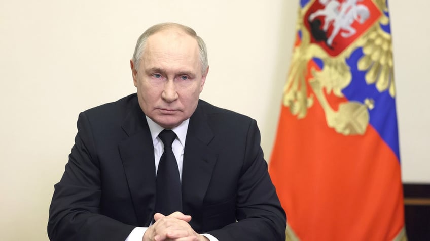 Putin gives national address after Moscow attack