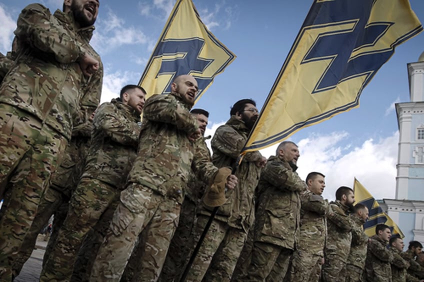 zelenskyy trudeau honor actual 3rd reich nazi with standing ovation