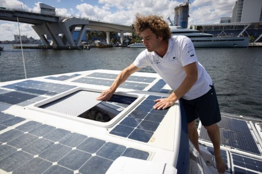 Captain Marin Jarry of the Energy Observer, the first hydrogen-powered, zero-emission vess