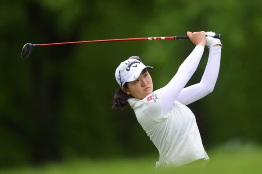 American Rose Zhang has a two shot lead after the first round of the LPGA's Founders Cup i