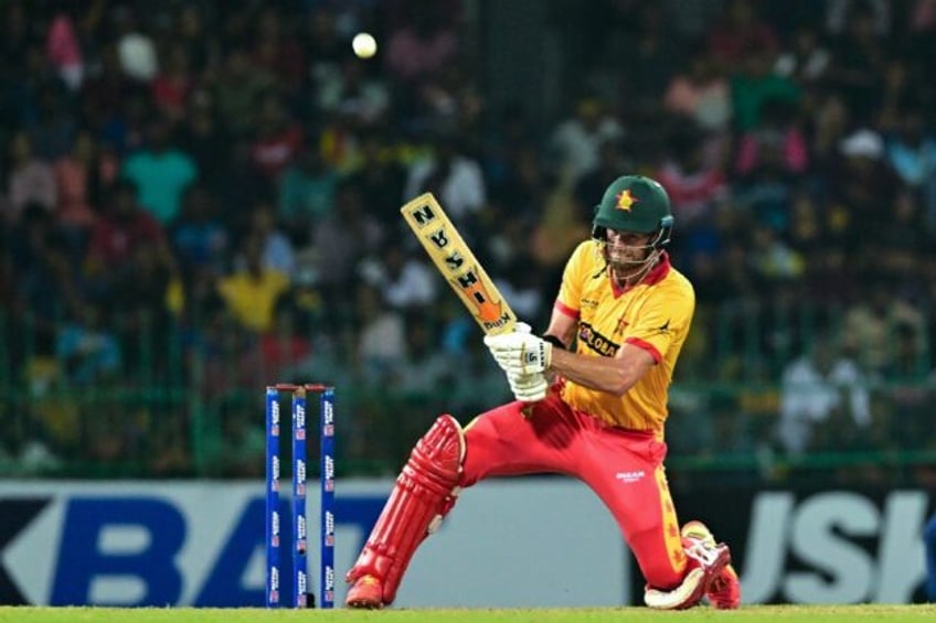 Zimbabwe's Craig Ervine plays a shot during the second T20 against Sri Lanka in Colombo