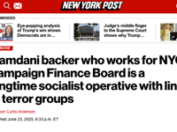 Zohran Mamdani Admits He Hates Capitalism... Allied With Socialist Operative Linked To Marxist Terror Group